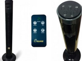 Bid Adieu To Sweaty Summers With Crane Ultra Slim Digital Tower Fan