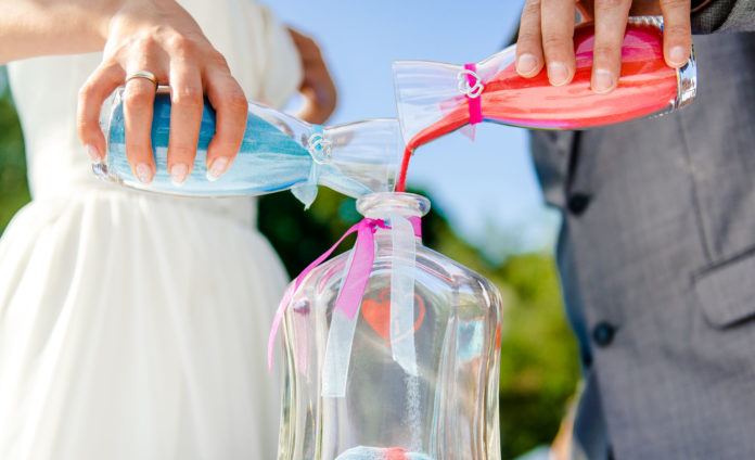 Sand Pouring Ceremony