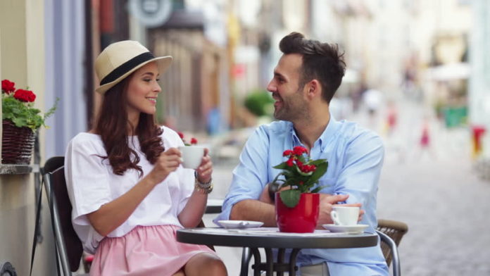couple talking