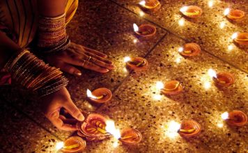 Outdoor Diwali Decorations