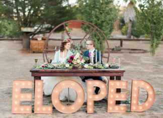 Funk Up Your Wedding Decor With These Quirky Signage Ideas
