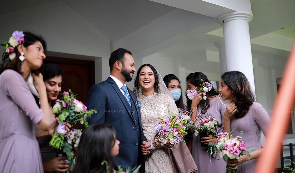 Miya George & Ashwin Philip’s private wedding Miya George