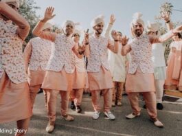 Ways to make a heroic entry on your wedding: Groom edition