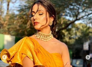 One shouldered outfits for your Mehndi and Sangeet! One shouldered outfit