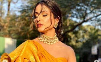 One shouldered outfits for your Mehndi and Sangeet! One shouldered outfit