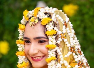 Exclusive Floral Dupatta for Brides