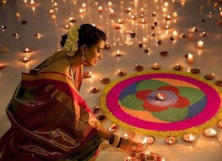 Top 5 Diwali Outfit Ideas for Newlywed Brides Newlywed bride diwali attire