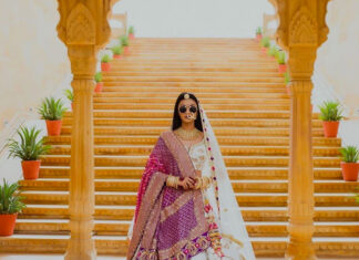 Unique Ways to Style Bridal Dupatta Feature Image