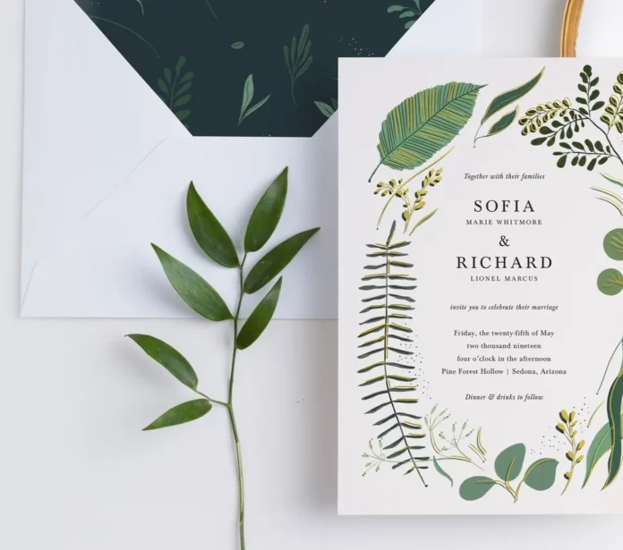 Eco-Friendly Wedding Invites Ideas - Wedding Affair