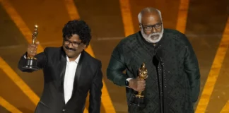 Oscars 2023 Chandrabose And Keeravani With Best Original Song Award