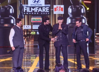 FILMFARE AWARDS Prem Chopra At Filmfare Awards