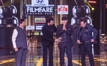 FILMFARE AWARDS Prem Chopra At Filmfare Awards