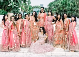 Styling Tips for Floral Bridesmaid Dresses in Indian Summer Weddings Bridesmaid Dresses - Wedding Affair