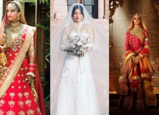 Dazzling Bollywood-Inspired Bridal Lehengas and Sarees Bollywood Inspired Bridal Lehengas And Sarees - Wedding Affair