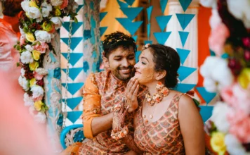 Vibrant Canvas: Captivating Haldi Backdrop Ideas Haldi Backdrop Ideas- Wedding Affair