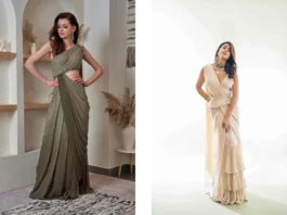 Saree Gown Fusion: Modern Silhouettes with Traditional Elegance Saree Gown Fusion - Wedding Affair