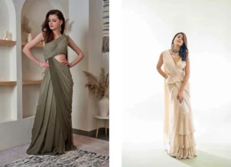 Saree Gown Fusion: Modern Silhouettes with Traditional Elegance Saree Gown Fusion - Wedding Affair