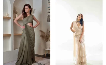 Saree Gown Fusion: Modern Silhouettes with Traditional Elegance Saree Gown Fusion - Wedding Affair
