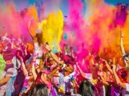 Holi Ideas for Newly Married Couple Opt for vibrant, safe, and certified organic colour for playing holi.