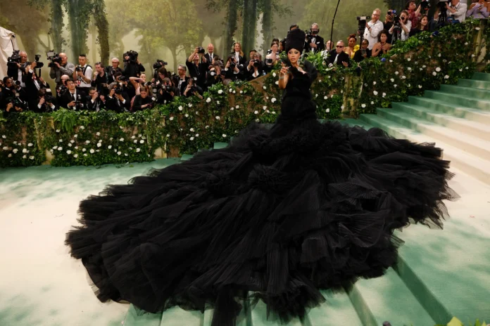 Cardi B in Giambattista Valli, Page Six
