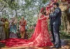 8 Bridal Lehenga Alternatives for Modern Bride red wedding gown