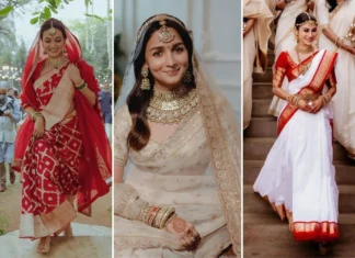 9 Celebrity Brides Who Wore Sarees on Their Wedding sarees