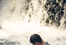 Steamy Romps In Falls waterfall couple shoot