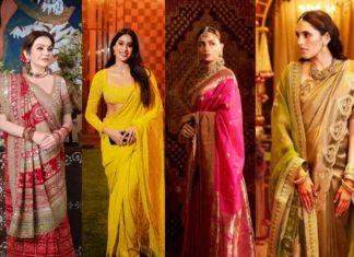 Best Saree Looks Seen in the Ambani Wedding saree ambani wedding
