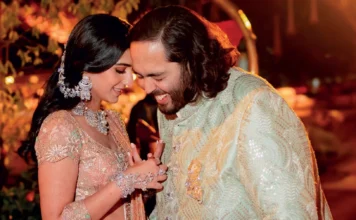 Ambanis Ditch the Pastel for Their Wedding Looks anant ambani radhika merchant sangeet ambani wedding ambanis