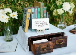 How To Use Books As Wedding Decor wedding decor