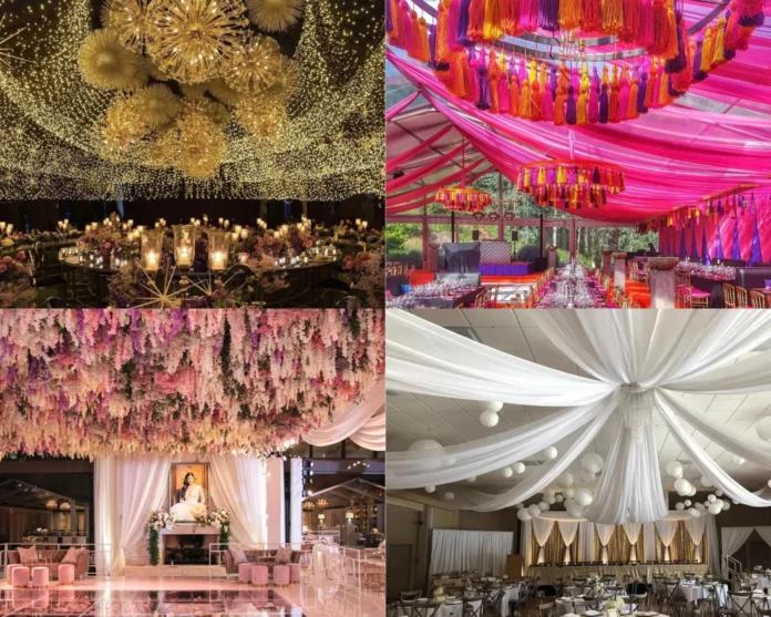 wedding ceiling decorations