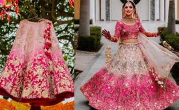 7 Must-Have Ombre Bridal Lehengas for the Wedding Season ombre bridal lehenga