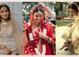 6 Minimal Celebrity Bridal Looks That Are Still Iconic! Minimal Celebrity Bridal Looks