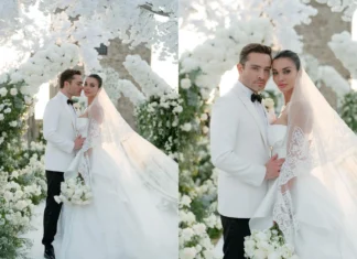 Amy Jackson and Ed Westwick’s Italian Vows amy jackson ed westwick
