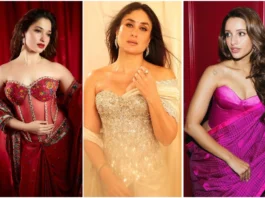 7 Bollywood Celebs Who Aced the Saree with Corset Top Look saree with corset top