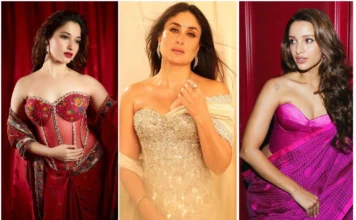 7 Bollywood Celebs Who Aced the Saree with Corset Top Look saree with corset top