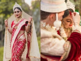 TV Actress Sreejita De Ties the Knot with Husband Michael sreejita de