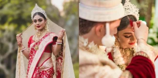 TV Actress Sreejita De Ties the Knot with Husband Michael sreejita de