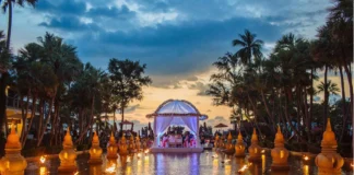 Floating Mandap Designs That Will Take Your Breath Away mandap designs