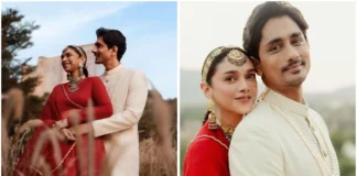 Aditi Rao Hydari and Siddharth Shares New Wedding Pictures aditi rao hydari