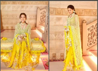 Get the Radhika Merchant Dupatta Made from Flowers Here radhika merchant dupatta