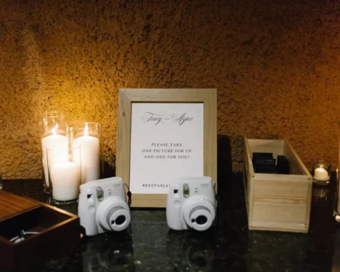polaroid guestbook