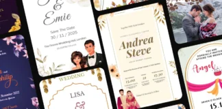 5 Creative Digital Wedding Invitation Ideas You’ll Love! Digital Wedding Invitation