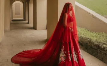 Modern Red Bridal Lehengas That Are Always in Style red bridal lehenga