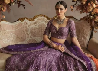Bridal Colour of the Day: Purple Bridal Outfit Ideas! bridal outfit ideas