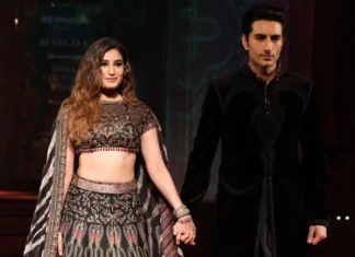 Rasha Thadani and Ibrahim Ali Khan Walk for JJ Valaya Rasha Thadani