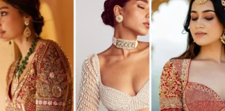6 Lehenga Blouse Sleeves Designs for This Wedding Season Lehenga blouse sleeves design
