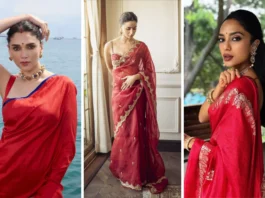 Make Karva Chauth Special with These Celeb Red Saree Looks Karva Chauth