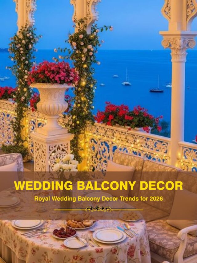 Wedding Balcony Decor!